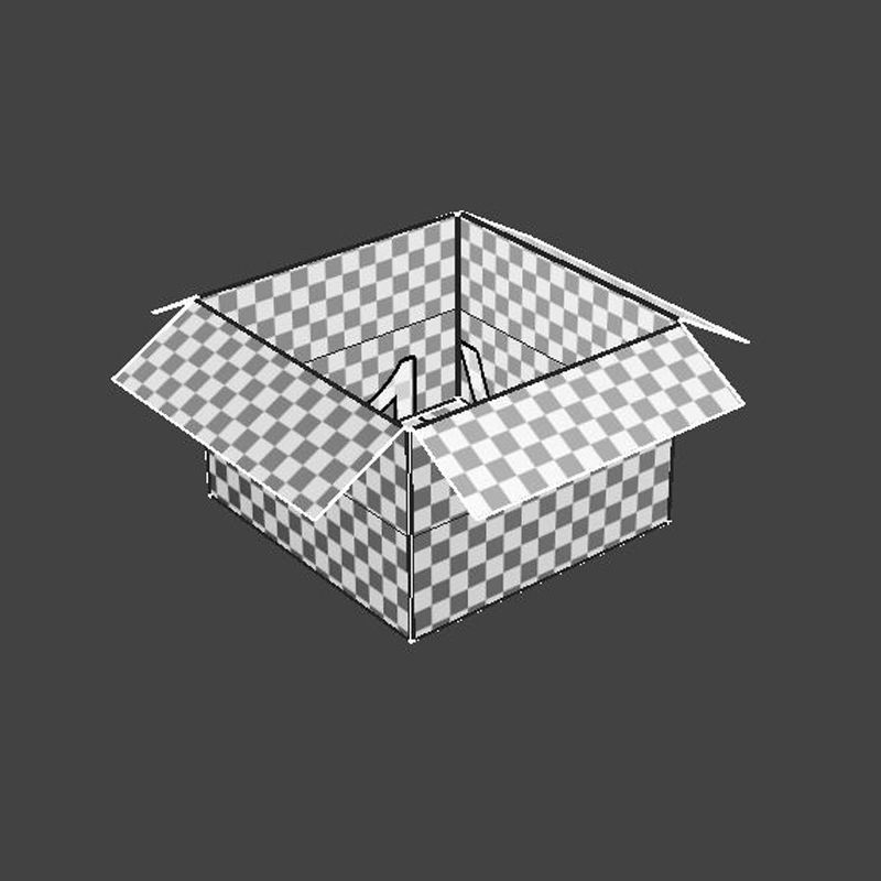 Cardboard boxes 03 3D Model Collection_18