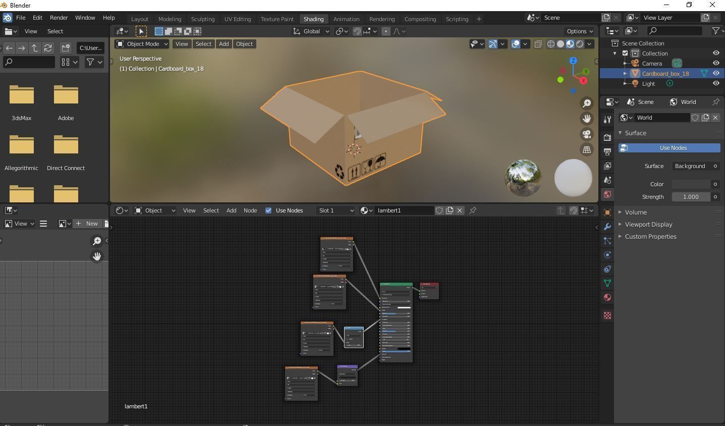 Cardboard boxes 03 3D Model Collection_21
