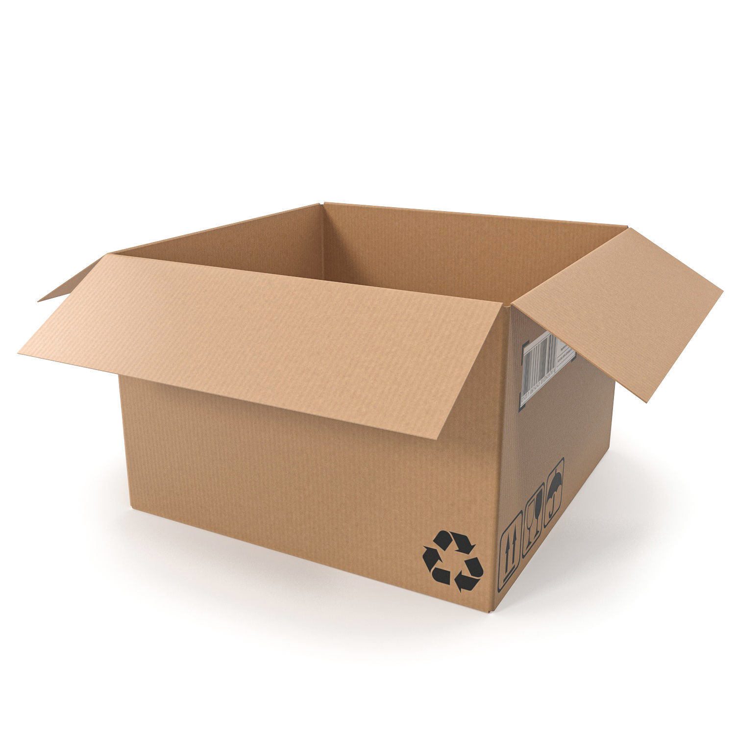 Cardboard boxes 03 3D Model Collection_12