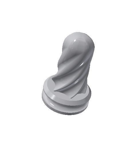 chess pawn 3D print model
