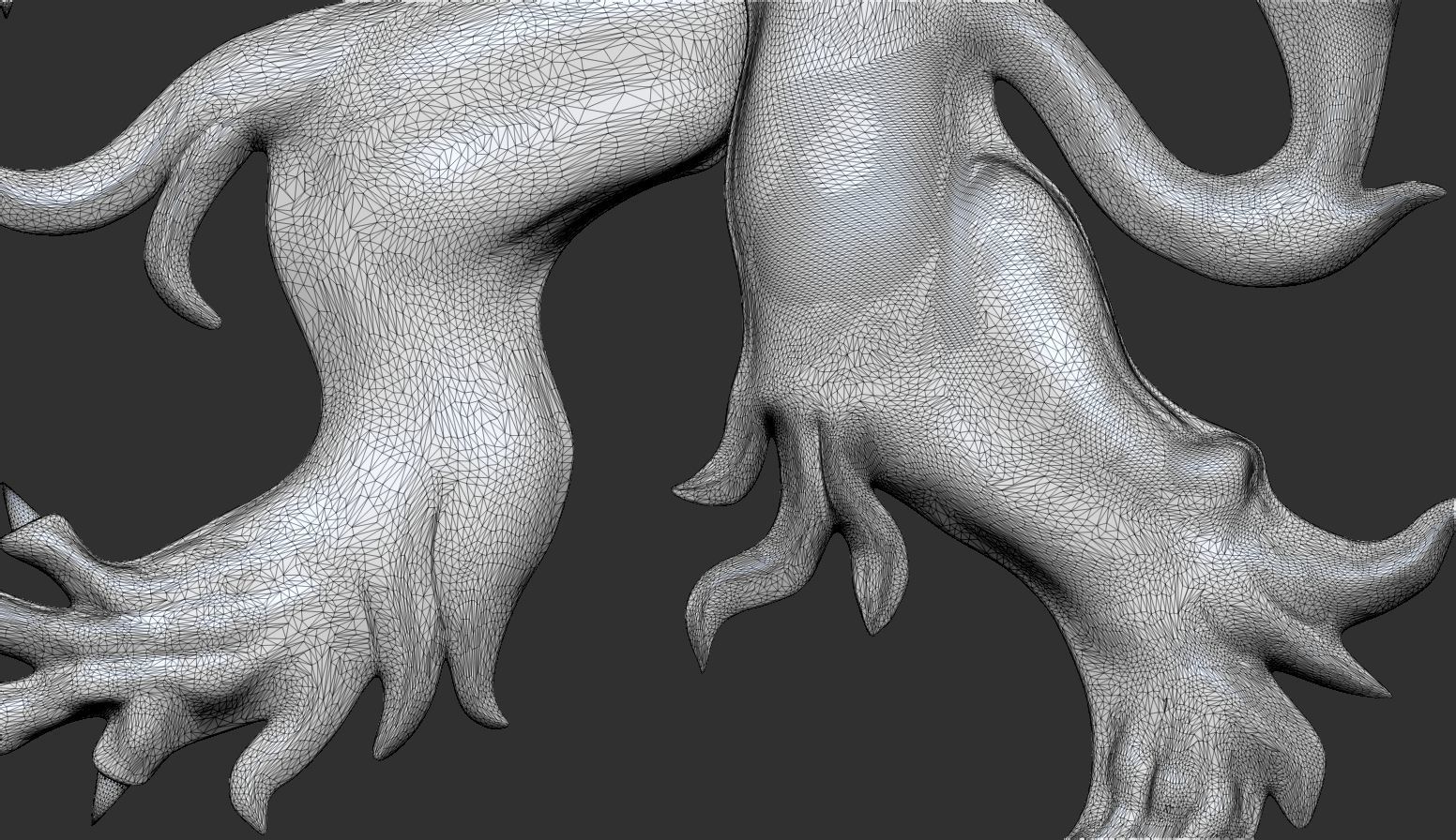 heraldic lion jewelry piece 3D print model_16