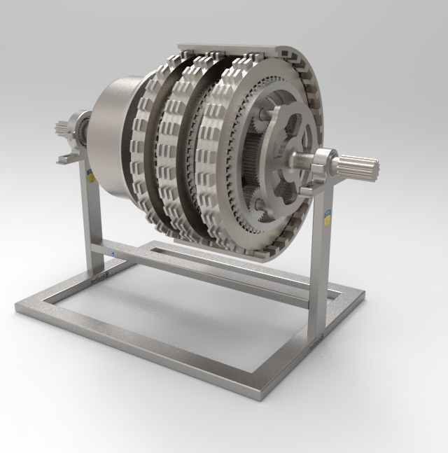 designing metal spinning wheel 3D print model_1