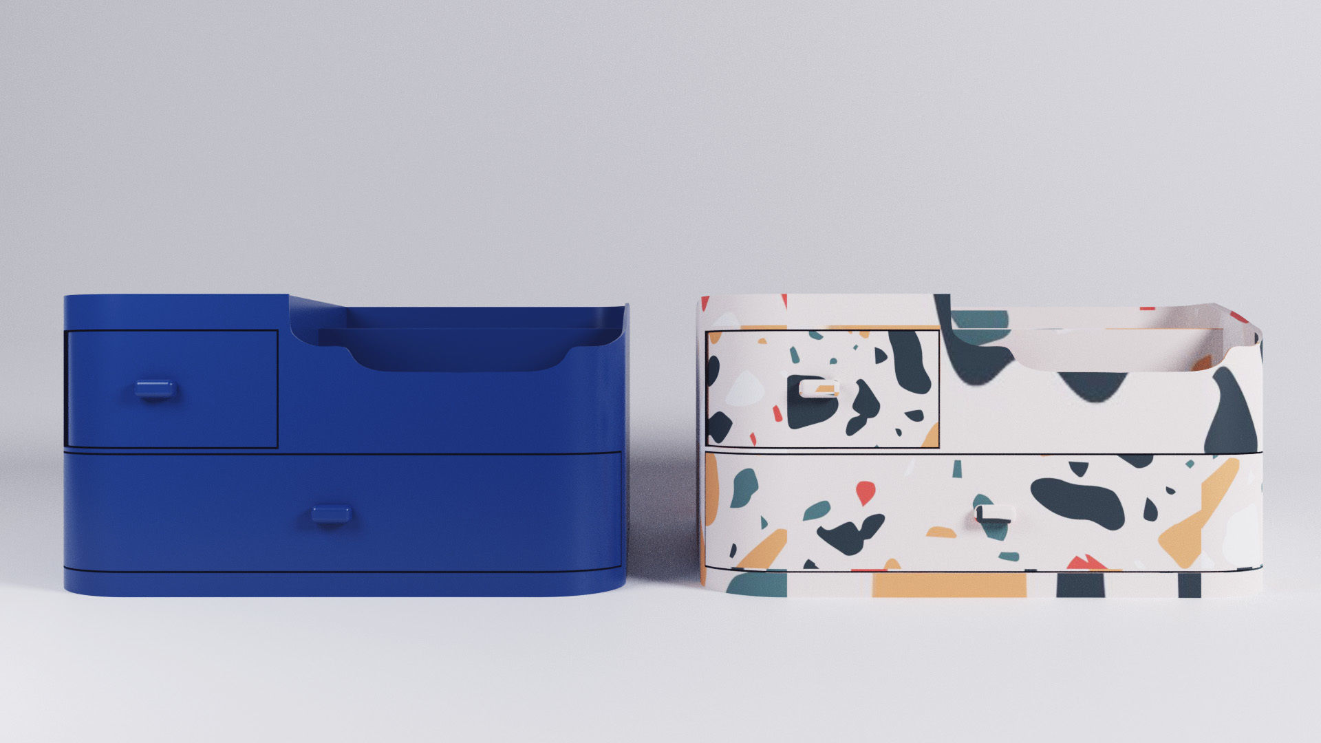 Printable Cosmetic Holder Organizer Container 3D print model_5