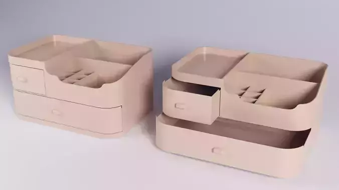 Printable Cosmetic Holder Organizer Container 3D print model