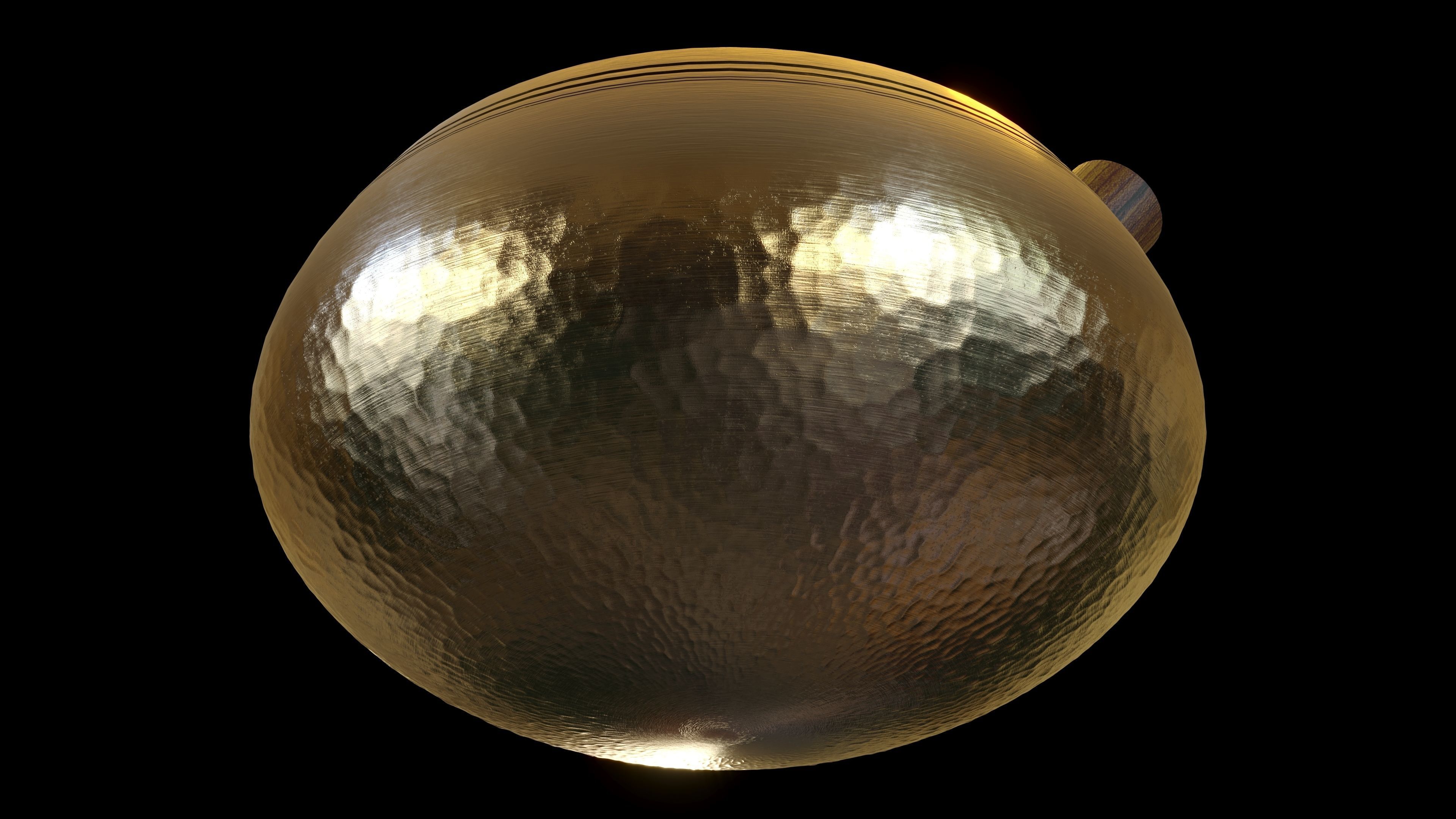 Tibetan Singing Bowl 3D model_1
