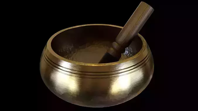 Tibetan Singing Bowl 3D model
