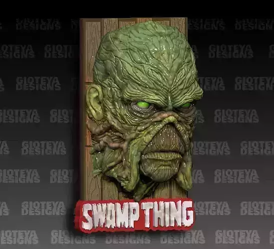 Swamp Thing Magnet 3D model