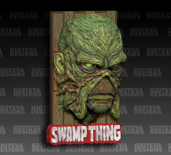 Swamp Thing Magnet 3D model_0