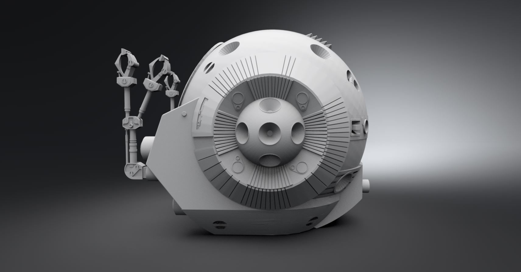 EVA POD Scale Model  3D print model_1