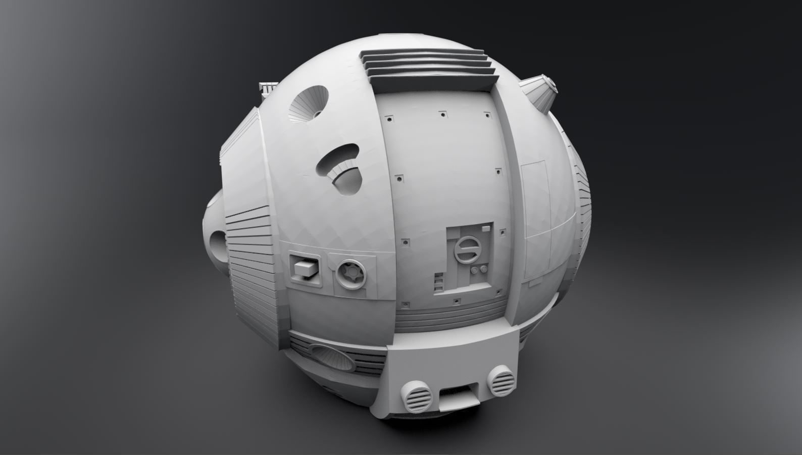 EVA POD Scale Model  3D print model_2