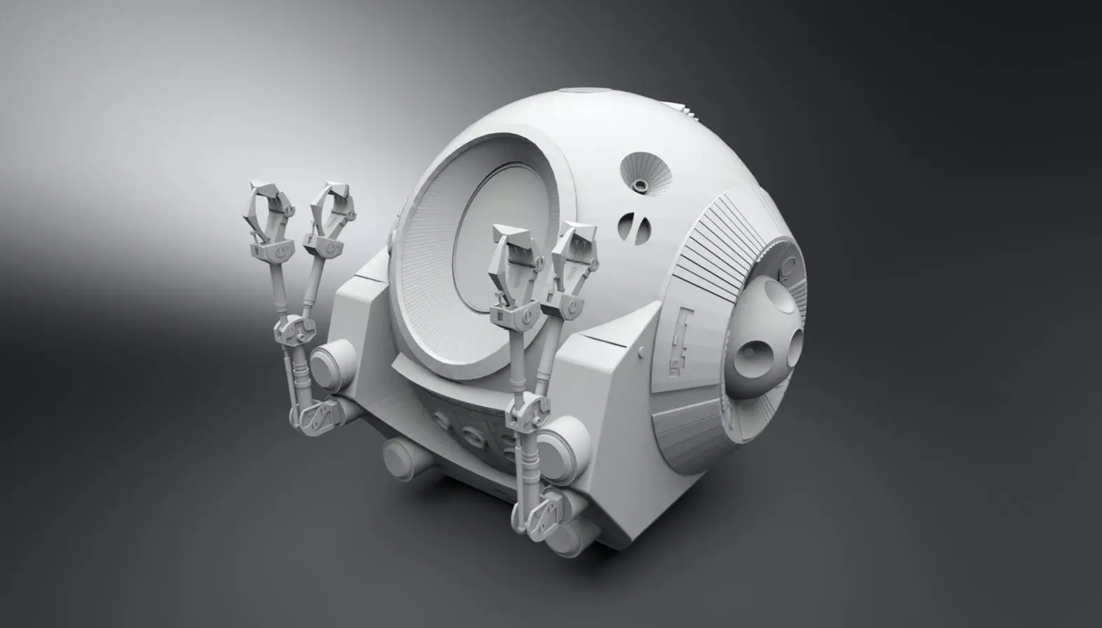 EVA POD Scale Model  3D print model_0