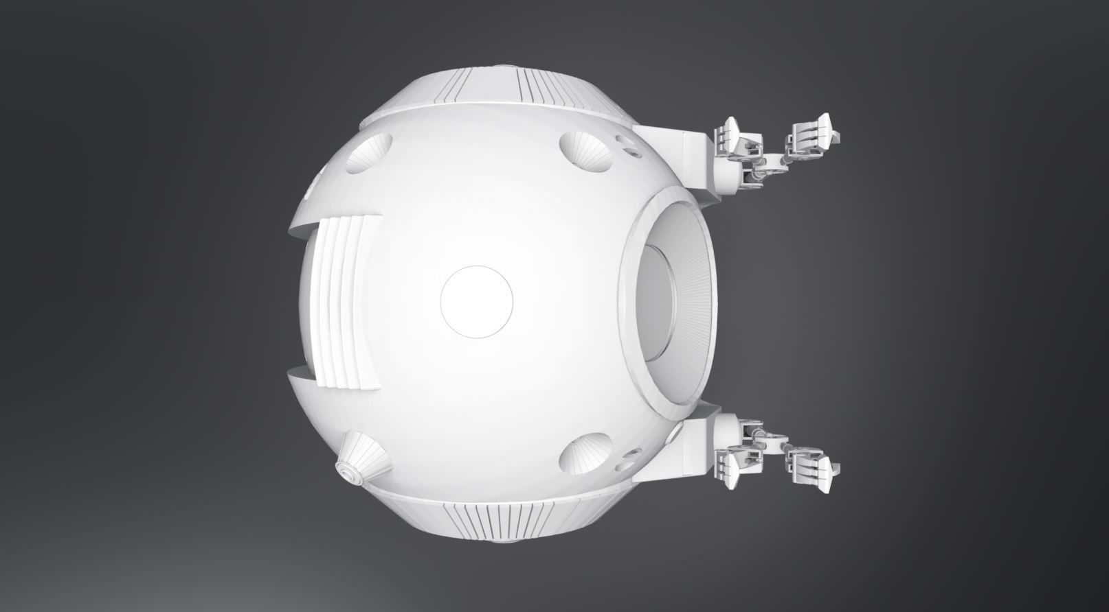 EVA POD Scale Model  3D print model_3