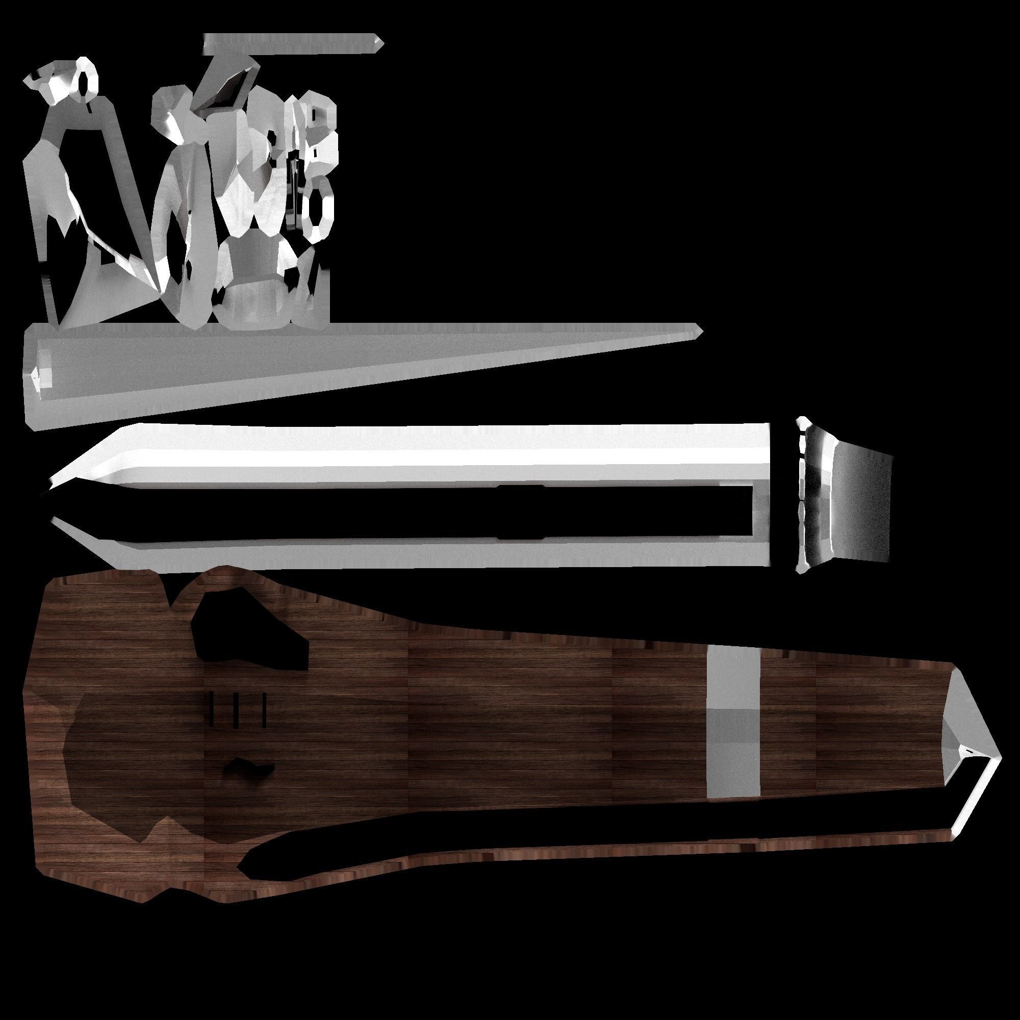 Westphalian soldier and officer  Napoleonic wars Free low-poly 3D model_14