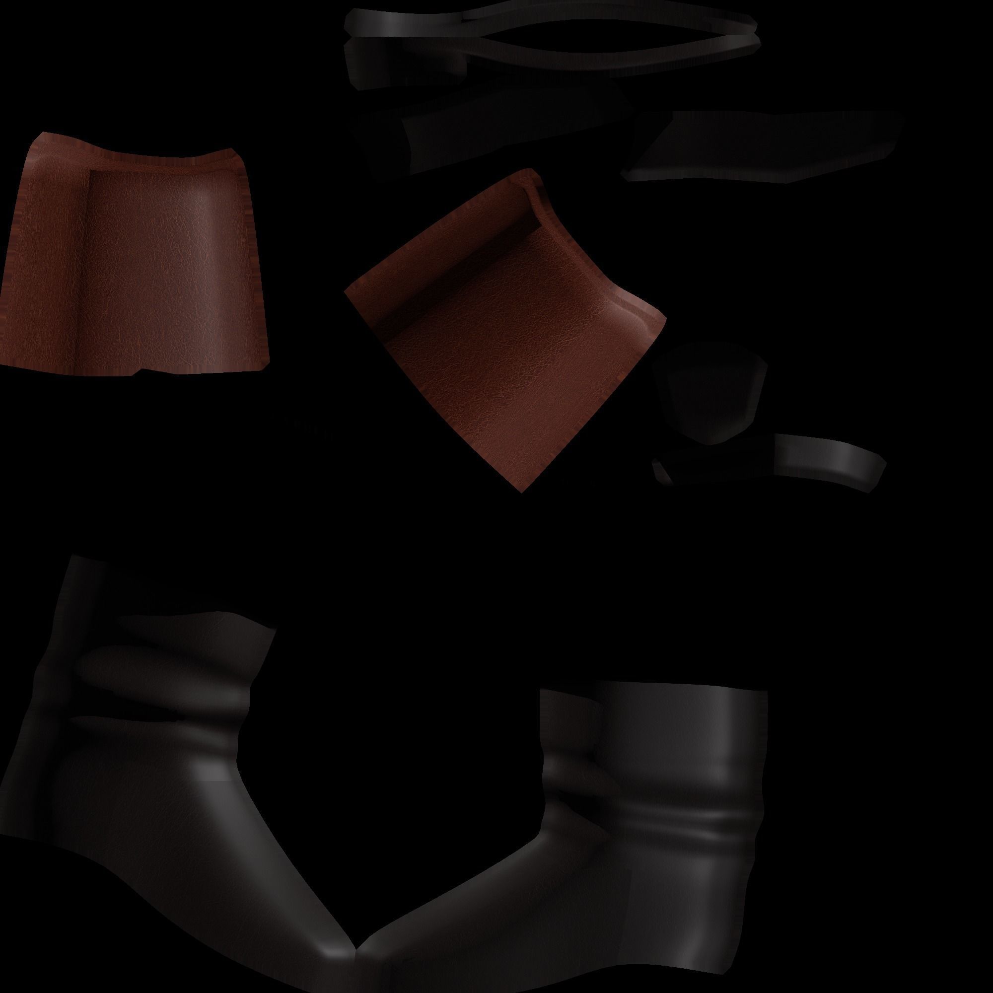 Westphalian soldier and officer  Napoleonic wars Free low-poly 3D model_27