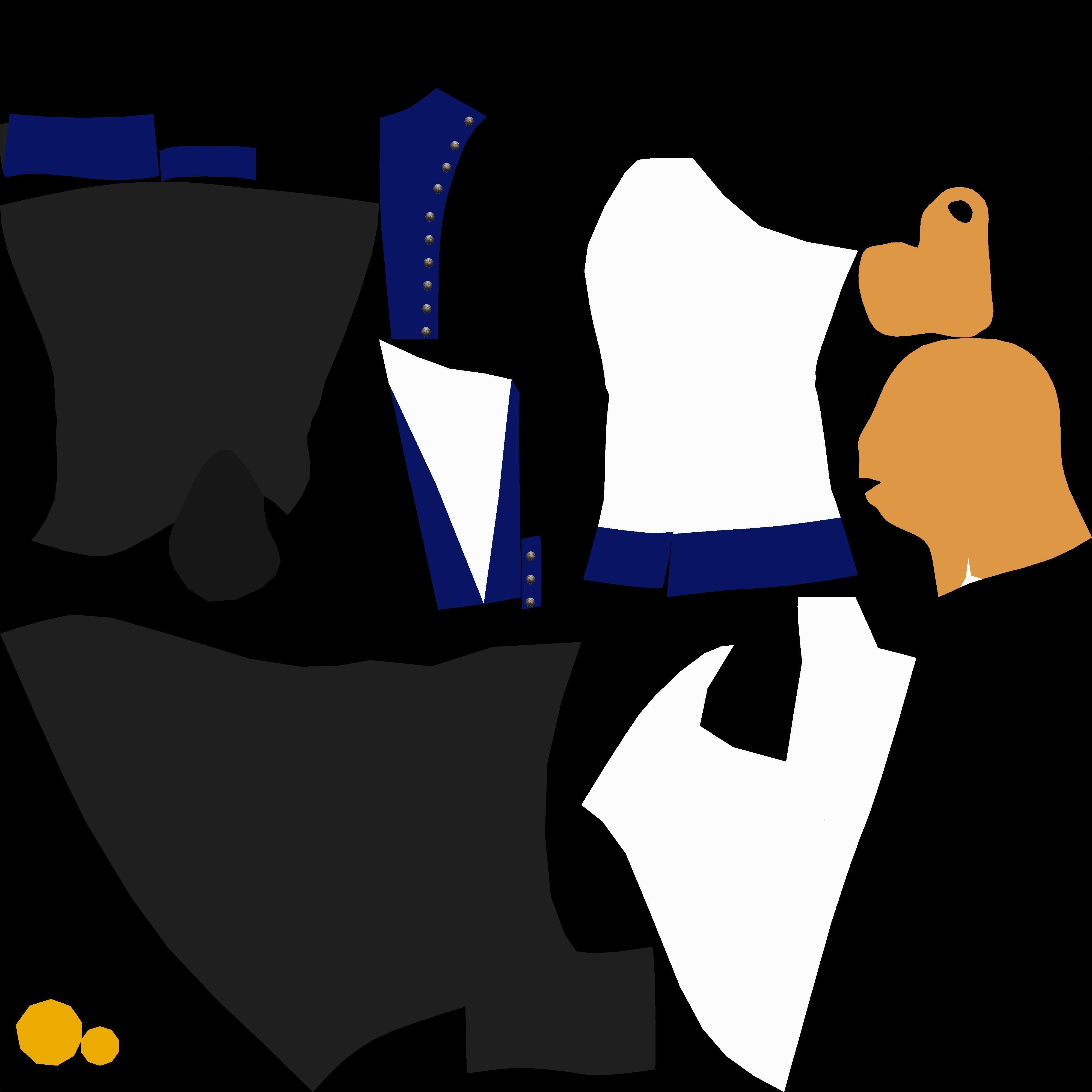 Westphalian soldier and officer  Napoleonic wars Free low-poly 3D model_23