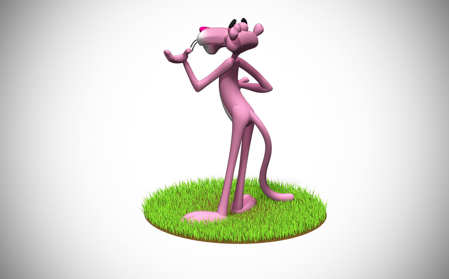 Pink Panther 3D print model_7