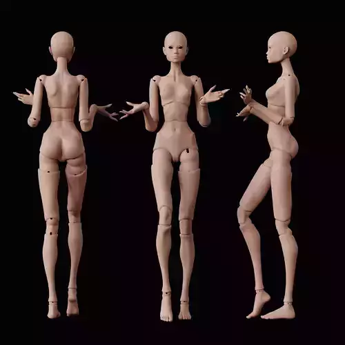 BJD doll Adela 40cm 3D print model