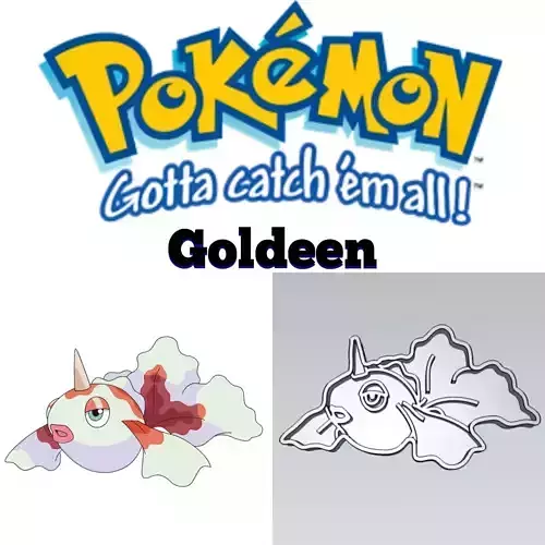 Amazing Pokemon Goldeen Cookie Cutter Stamp Cake Decorating 
