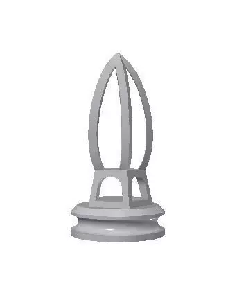 chess bishop 3D print model