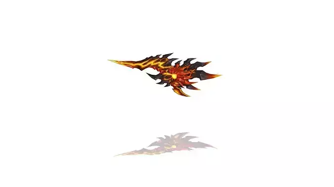 Infernal Battle-Gloves Low-poly 3D model