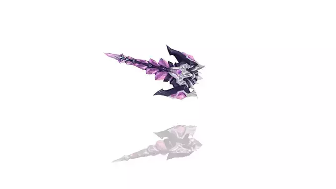 Shards Battle-Gloves Low-poly 3D model