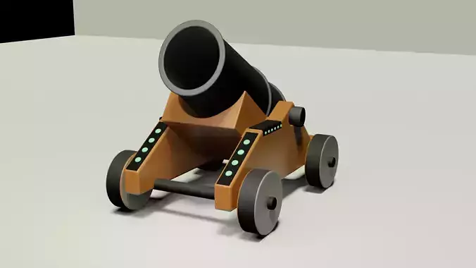 Cannon Models  with Cycles render  