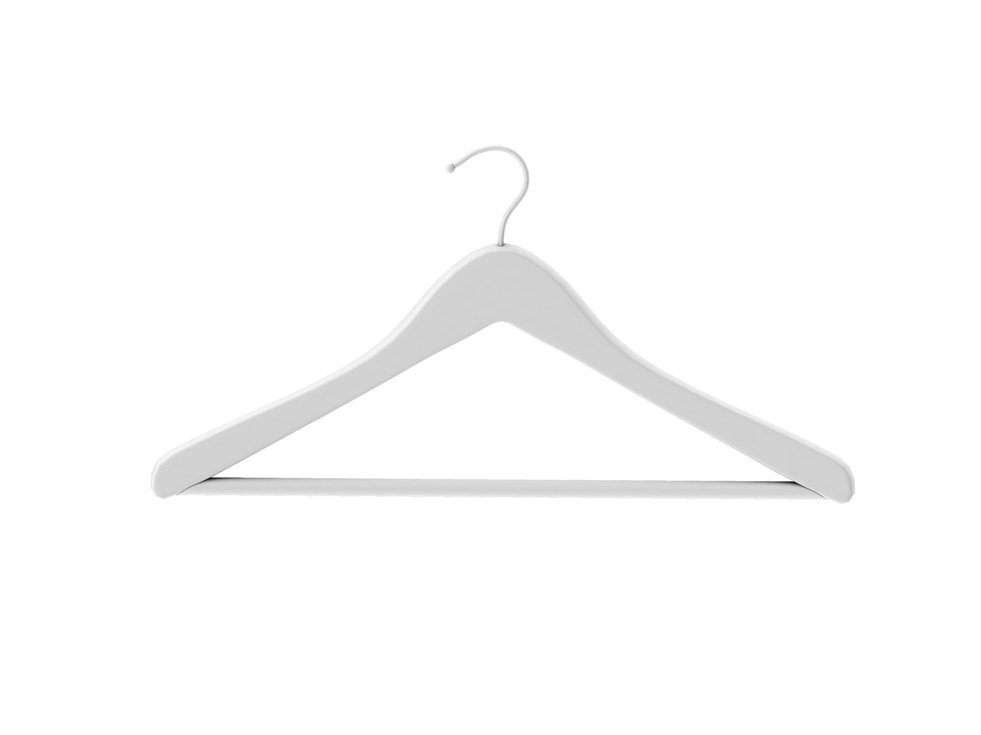 Wardrobe Hanger Low-poly 3D model_4