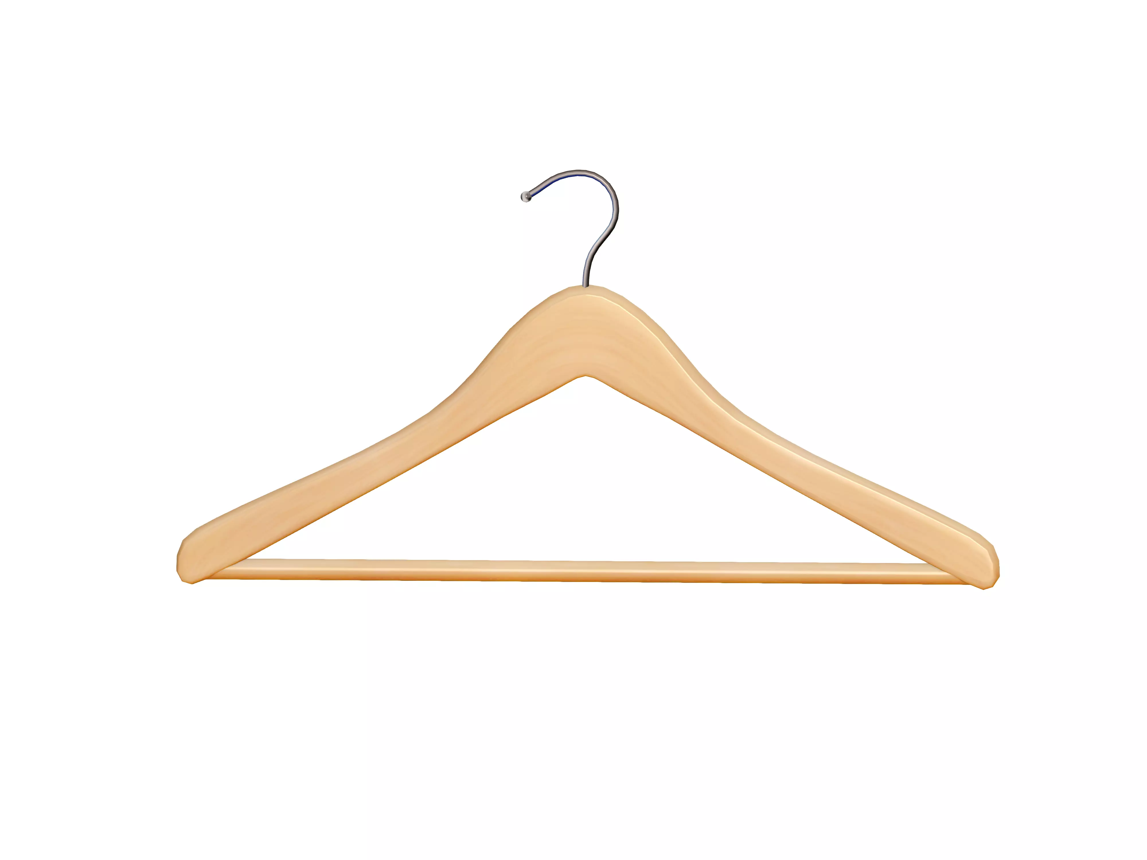 Wardrobe Hanger Low-poly 3D model_0