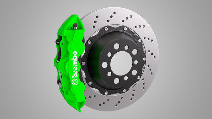 Front Brembo Brake 3D model