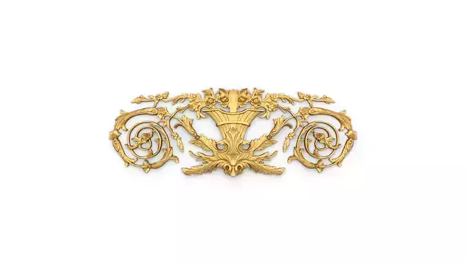 Classic decor ornament 55 3D print model