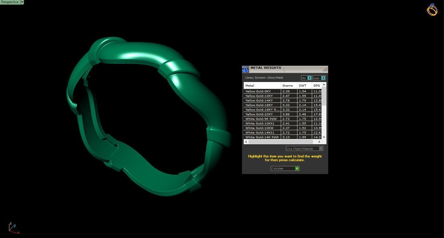 Fashion ring Spiral 3D print model_3