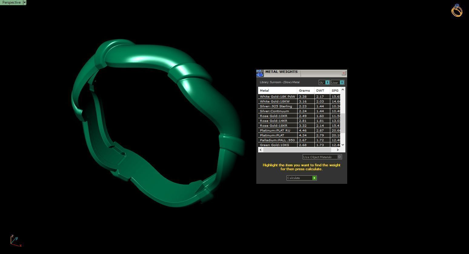 Fashion ring Spiral 3D print model_4