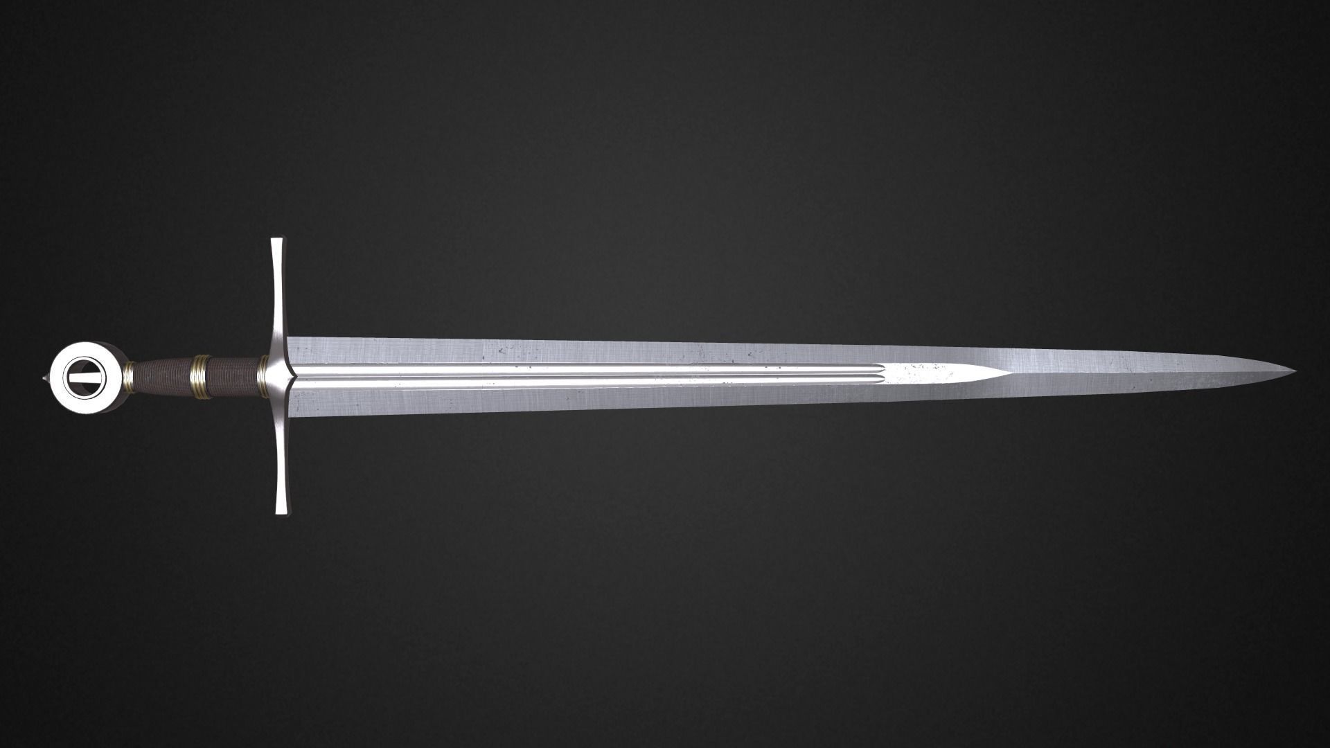 Medieval swords pack 3D Model Collection_7