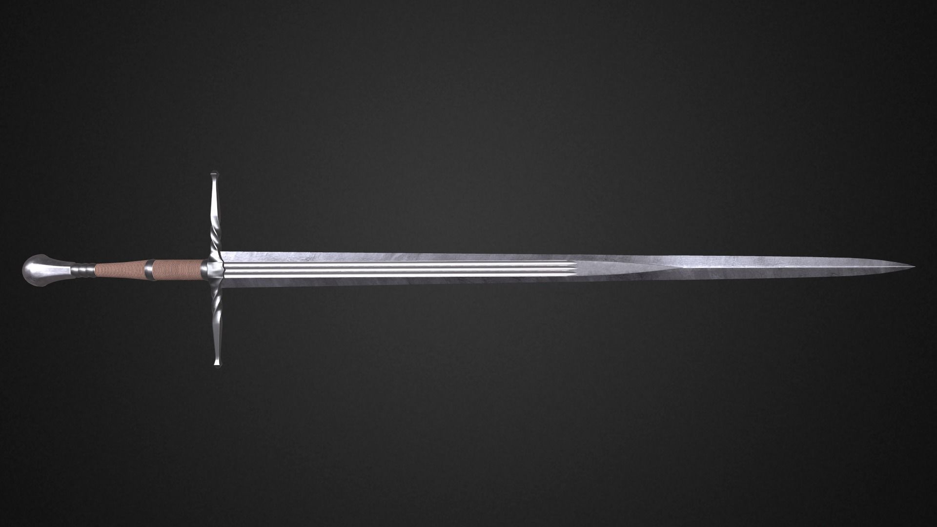 Medieval swords pack 3D Model Collection_22