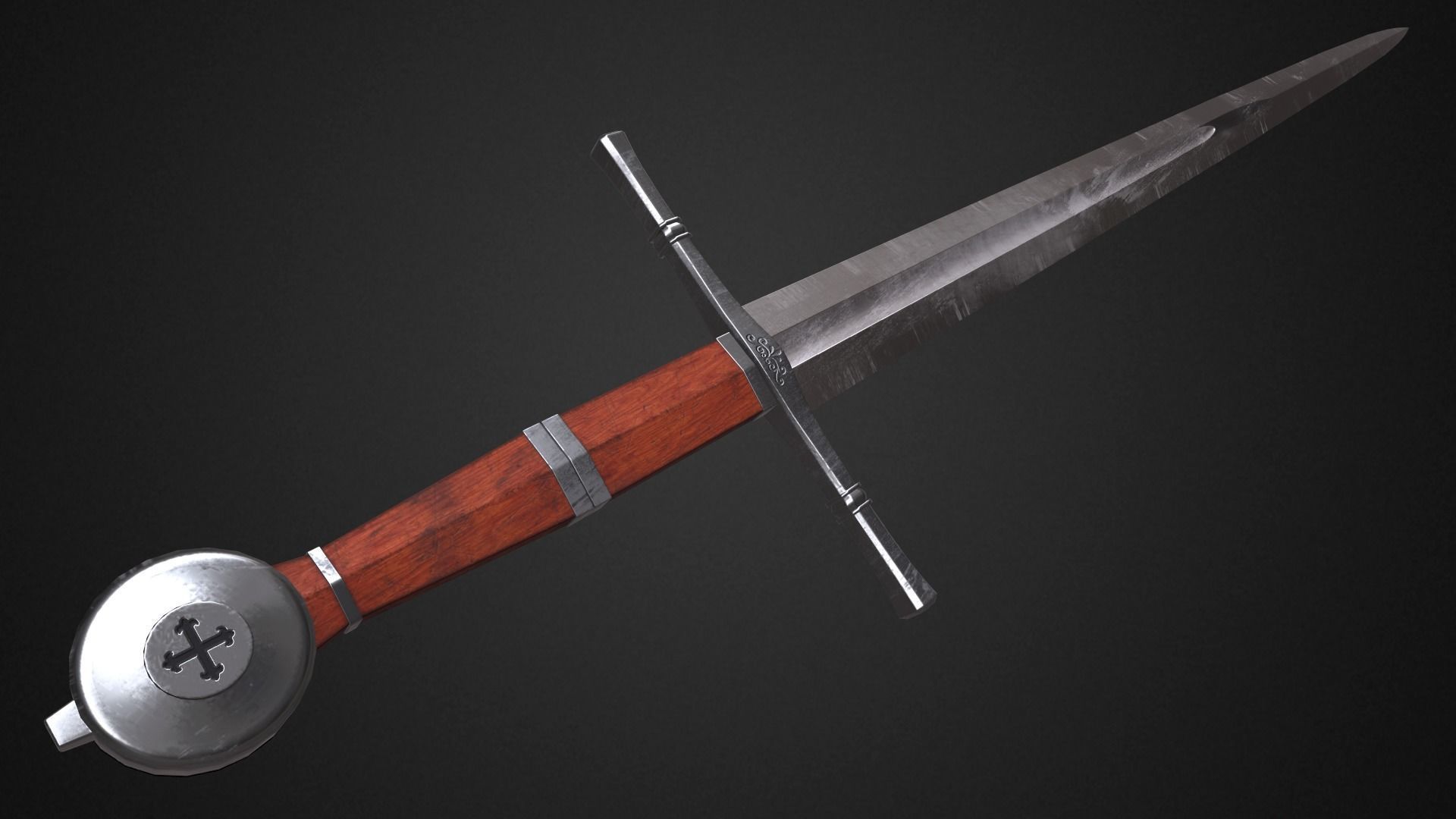 Medieval swords pack 3D Model Collection_21
