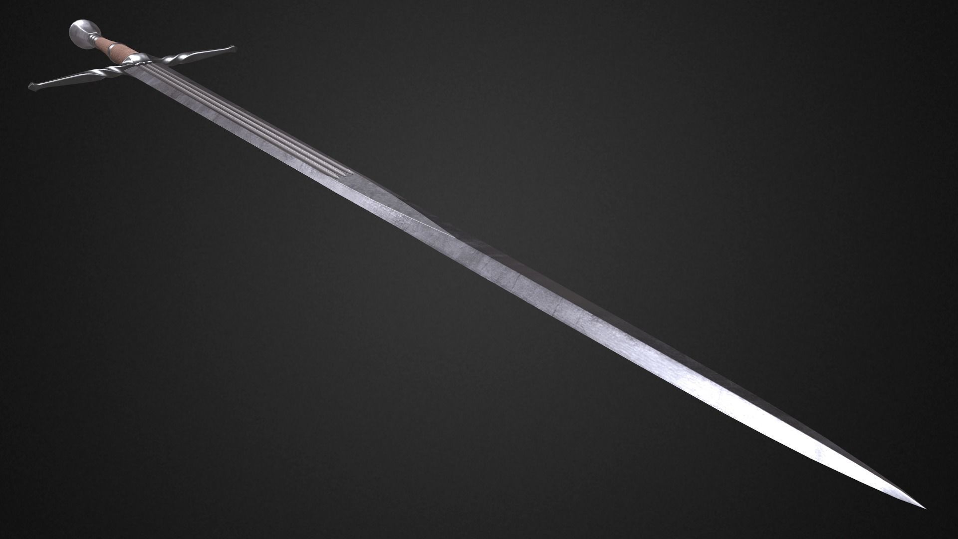 Medieval swords pack 3D Model Collection_24