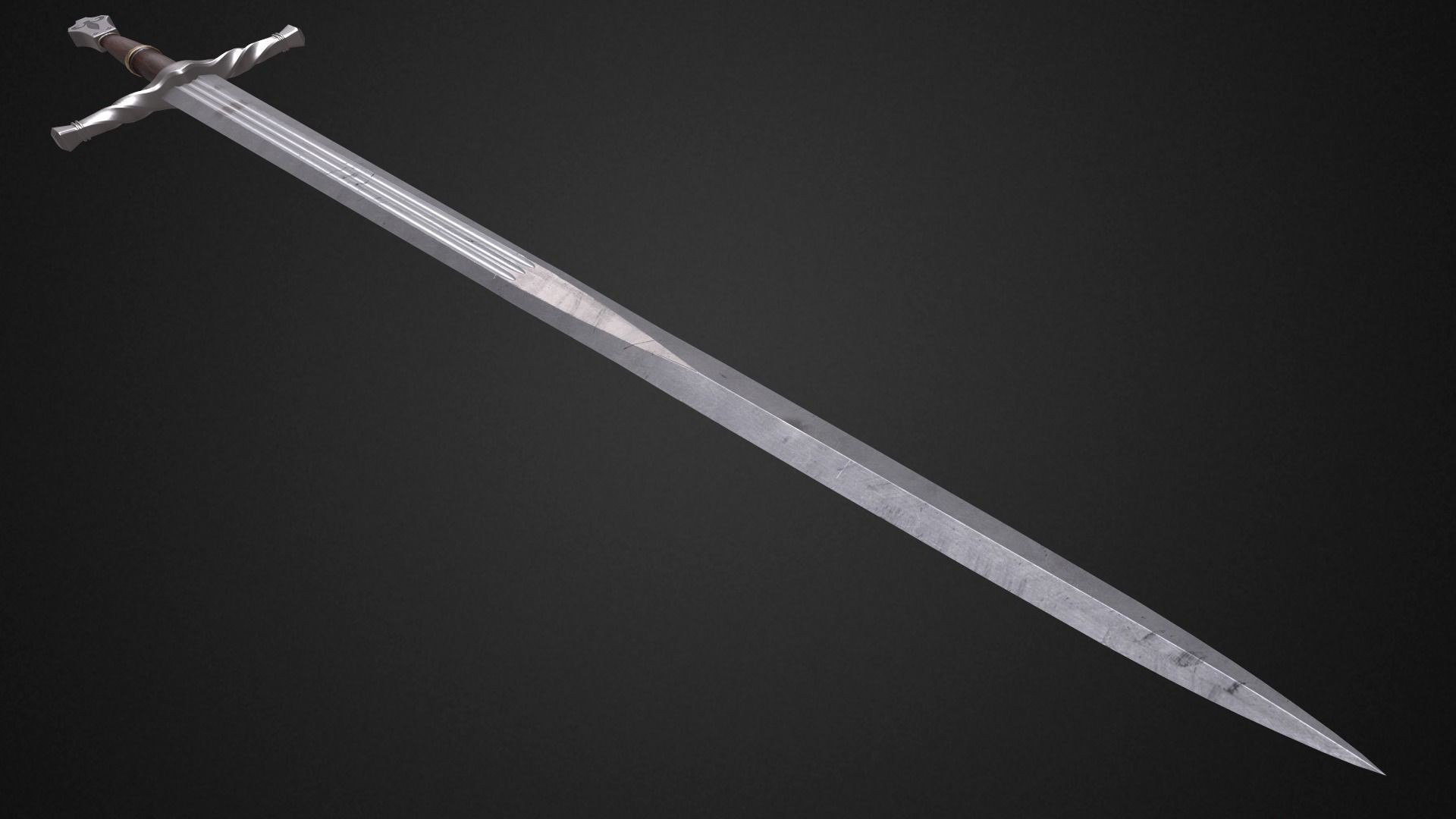 Medieval swords pack 3D Model Collection_15