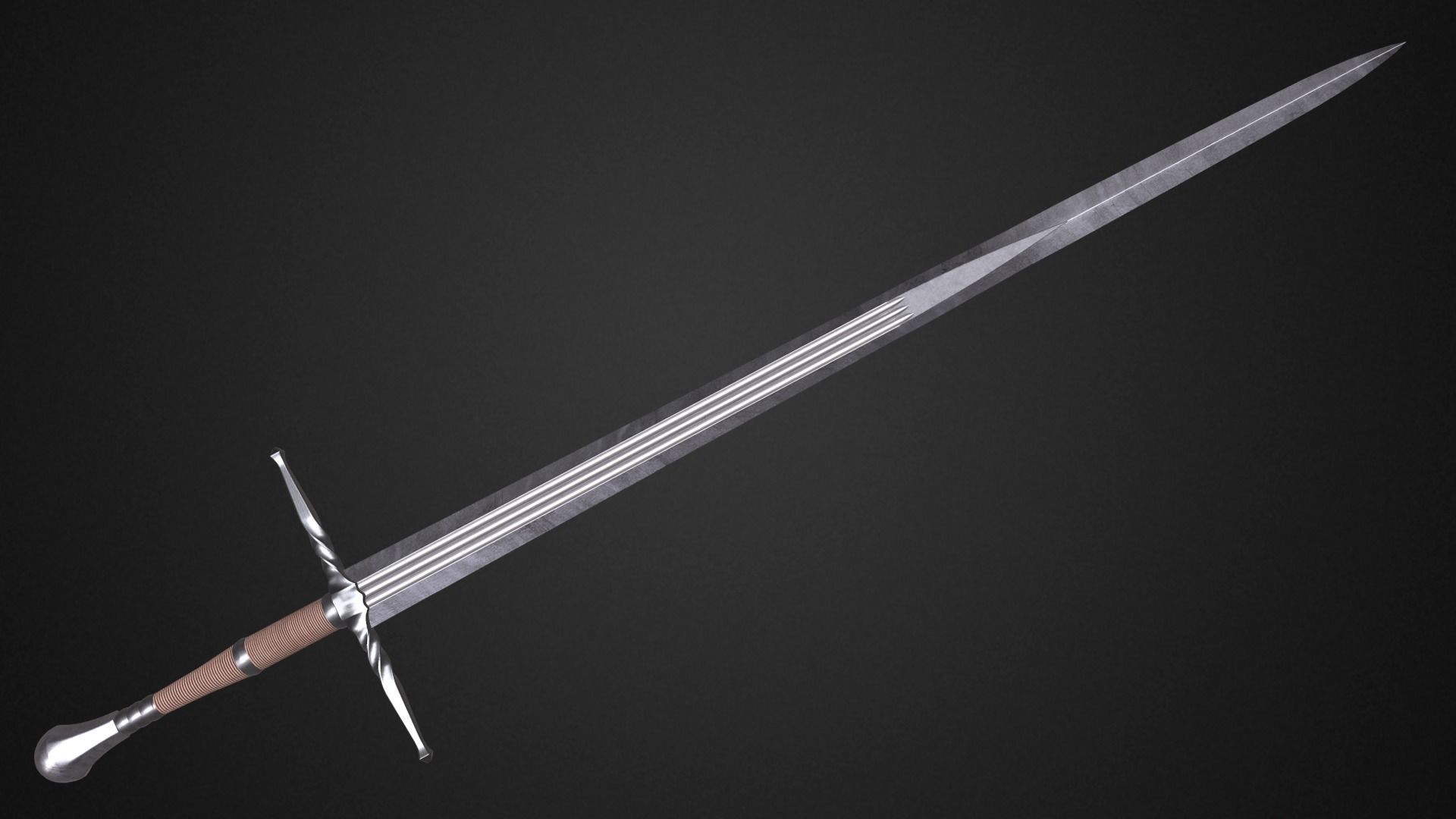 Medieval swords pack 3D Model Collection_23
