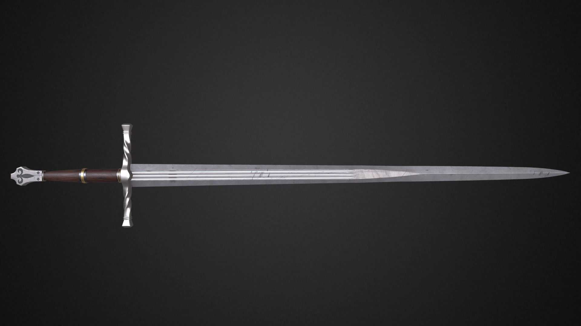 Medieval swords pack 3D Model Collection_12