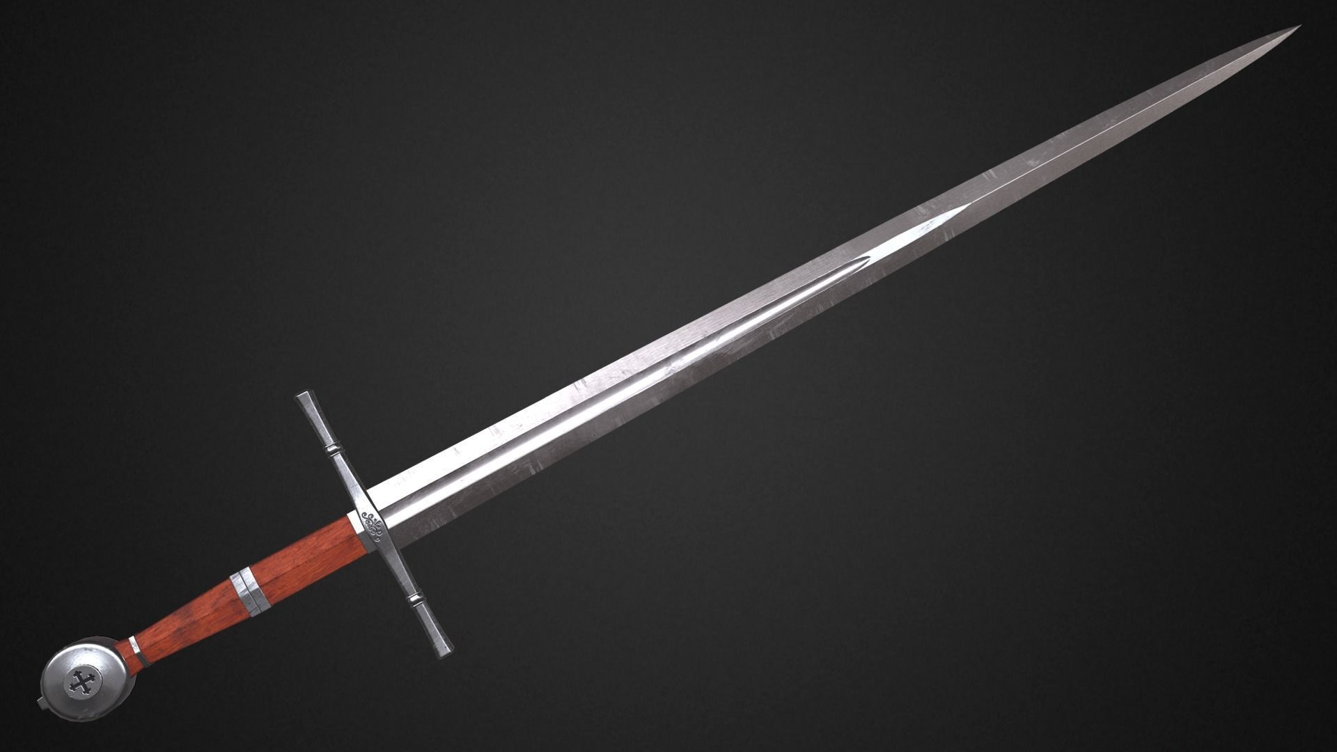 Medieval swords pack 3D Model Collection_18