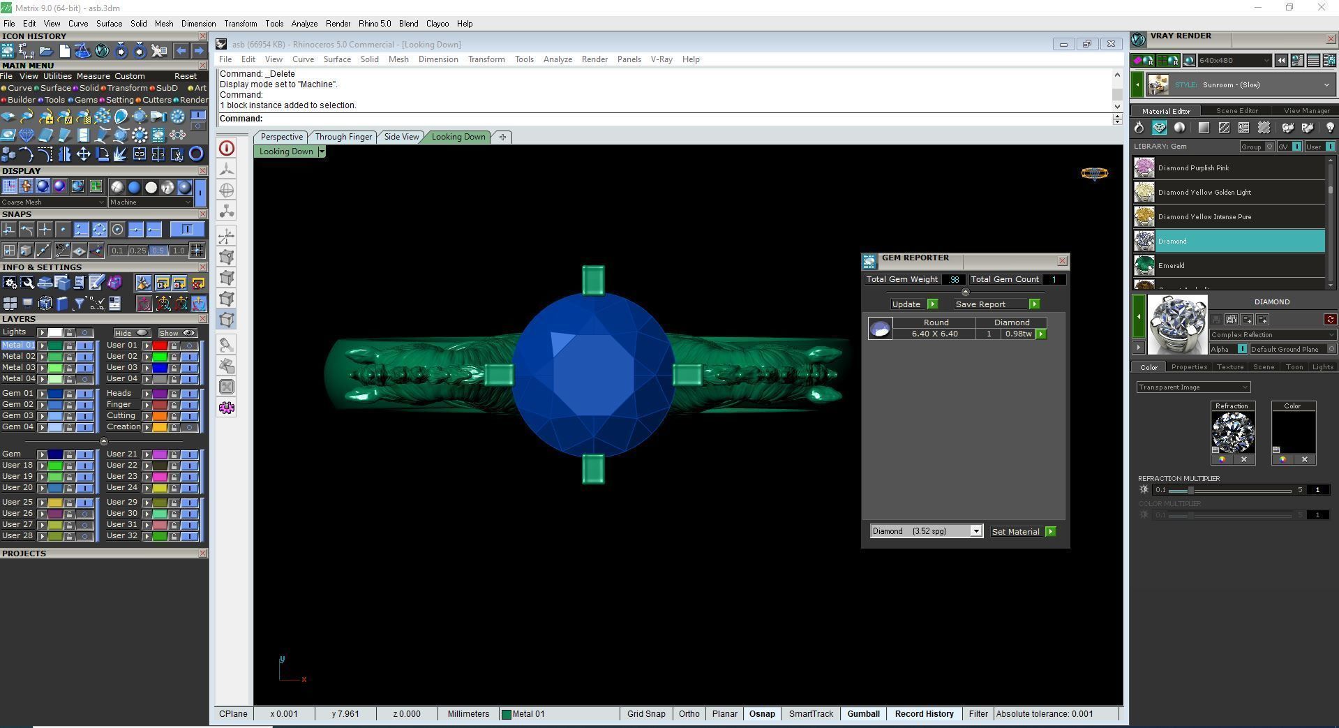 Horse ring 3D print model_13