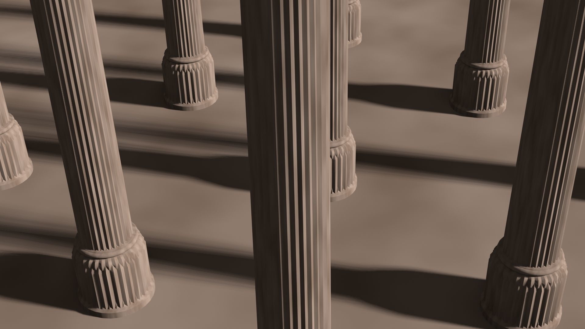 Persian Pillar 3D model_4