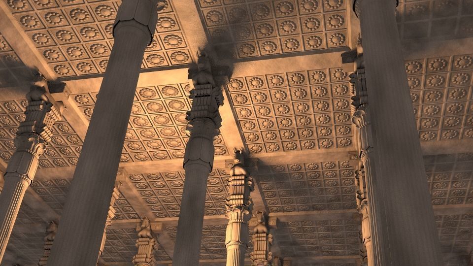Persian Pillar 3D model_9