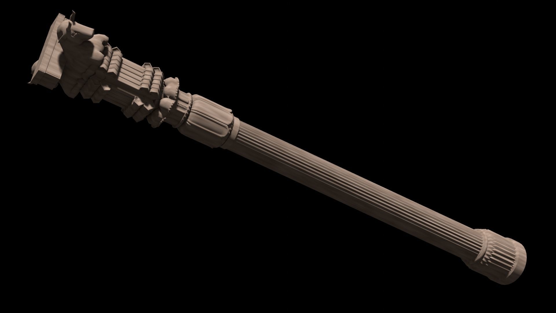Persian Pillar 3D model_5