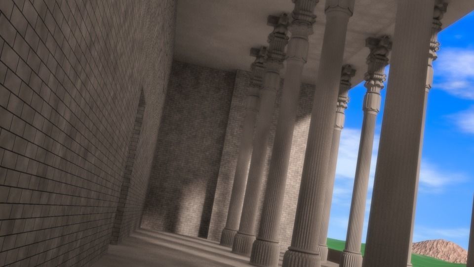 Persian Pillar 3D model_13