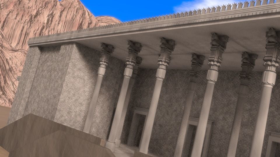 Persian Pillar 3D model_14