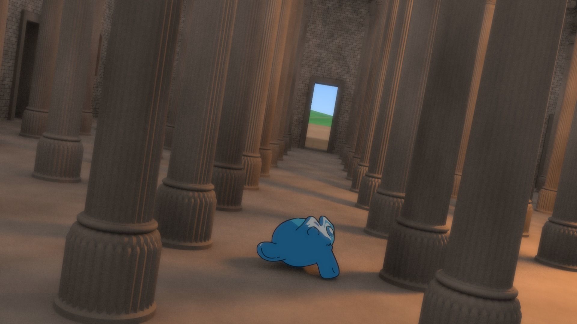 Persian Pillar 3D model_10