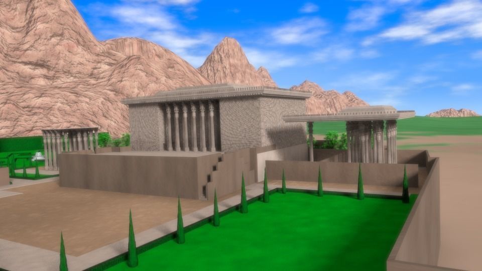 Persian Pillar 3D model_18