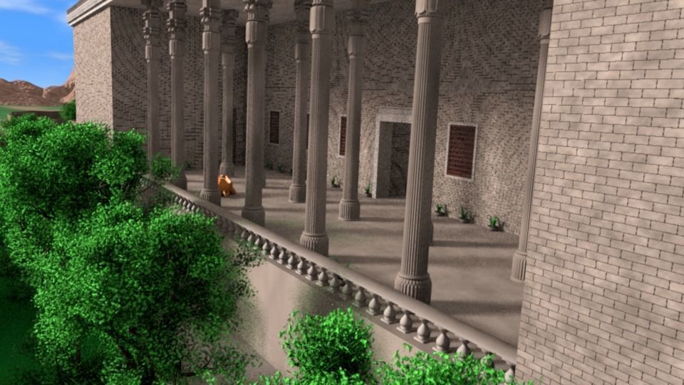 Persian Pillar 3D model_15