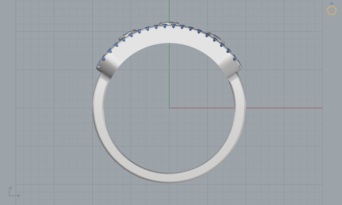 Messika Move Ring 3D print model_6
